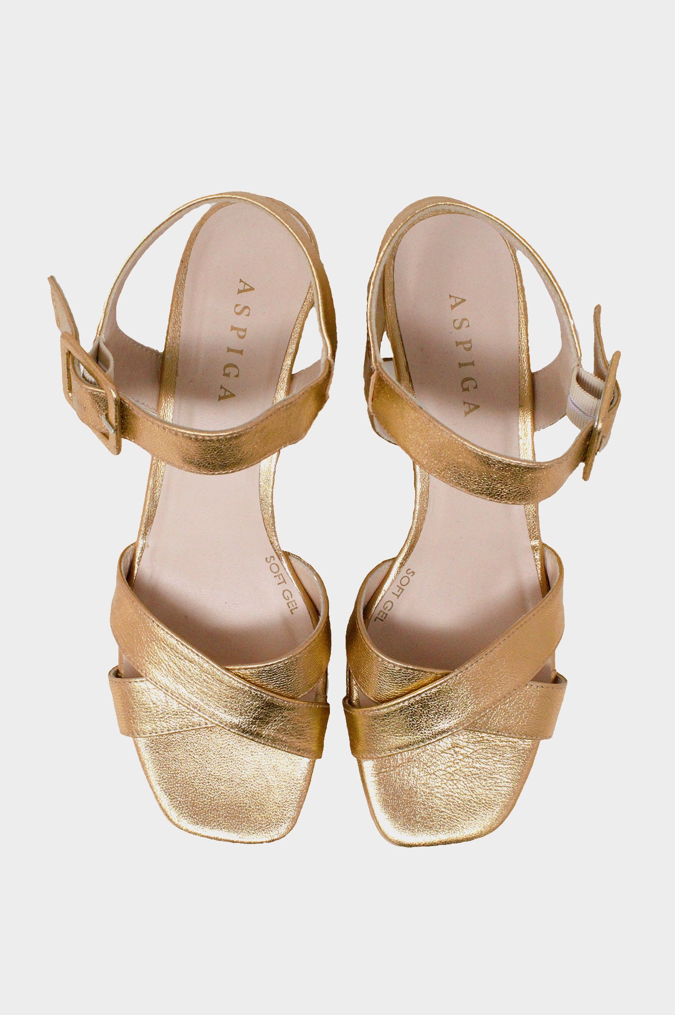 Stylish Metallic Gold Platform Heels for Women - Fashion High Heel Sandals for Party, Wedding & Evening Events