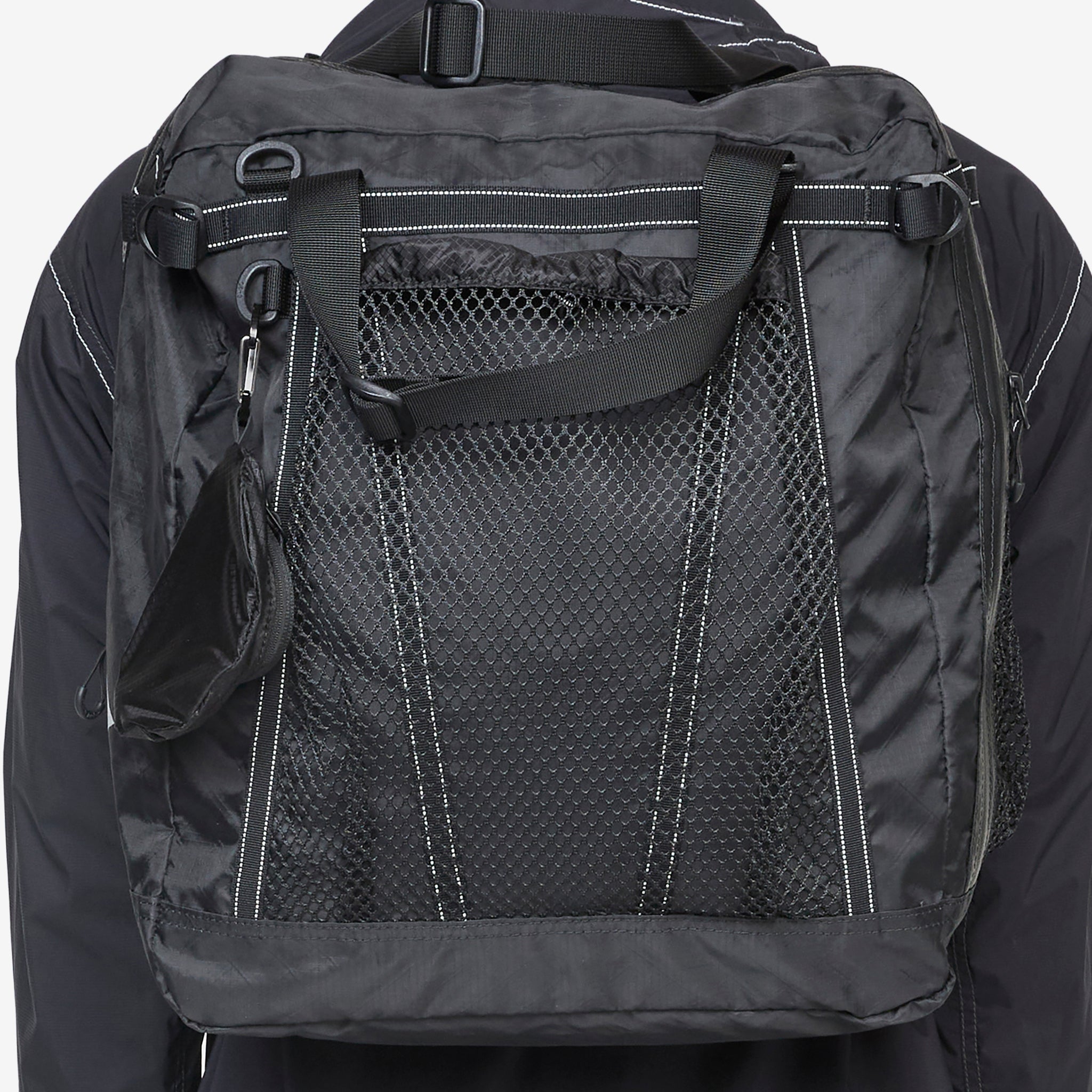 ECOPAK 30L 3-Way Tote Bag - Waterproof Travel Tote with Shoulder & Crossbody Strap - Perfect for Work, Gym & Weekend Getaways (Black)