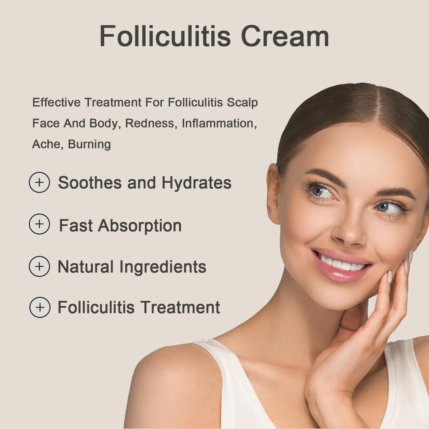 TKTT Folliculitis Treatment Cream - Professional Medicated Cream for Scalp, Body & Face Folliculitis Relief - 20g x 2 Tubes - Soothes Itchy, Inflamed Skin at Home & On-The-Go