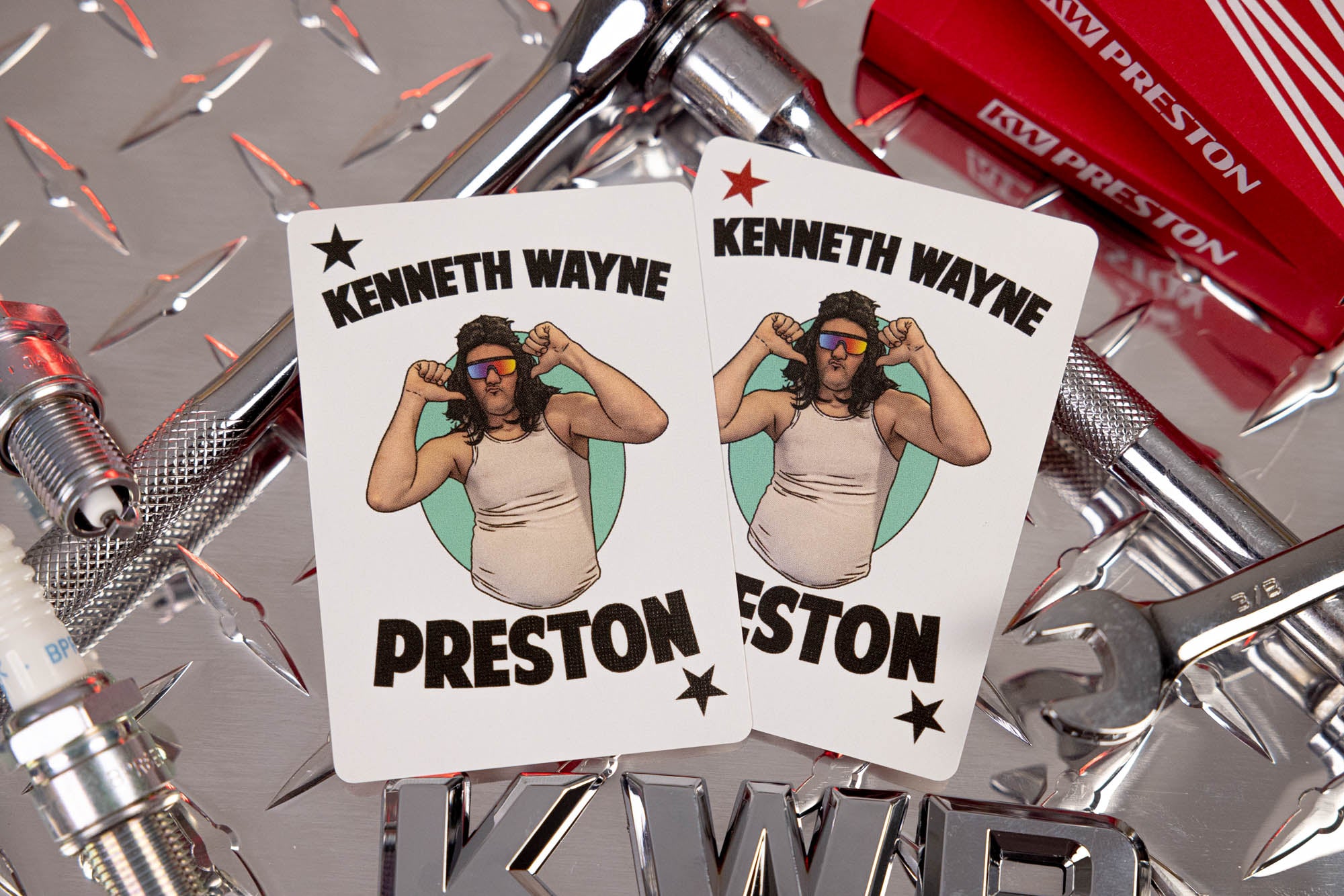 Premium KWPreston Big Red One Luxury Playing Cards - Elegant Design for Poker, Magic Tricks & Collectors | Perfect for Game Nights, Gifts & Cardistry