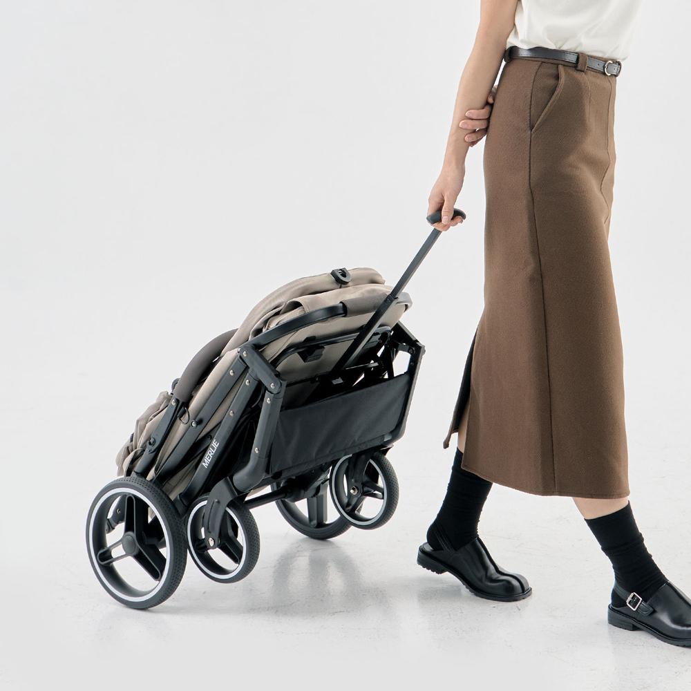 Peach (MW3) Pet Stroller - Lightweight Foldable Dog Cat Stroller for Small Medium Pets - Perfect for Walking, Shopping & Travel