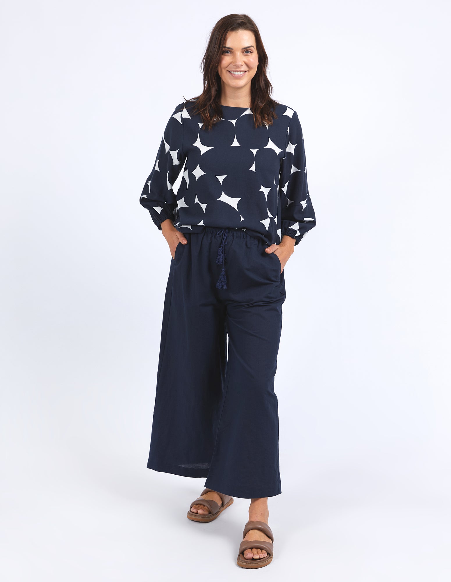 Elm Demi Spot Top - Floral Print Women's Blouse for Casual Wear & Summer Outfits