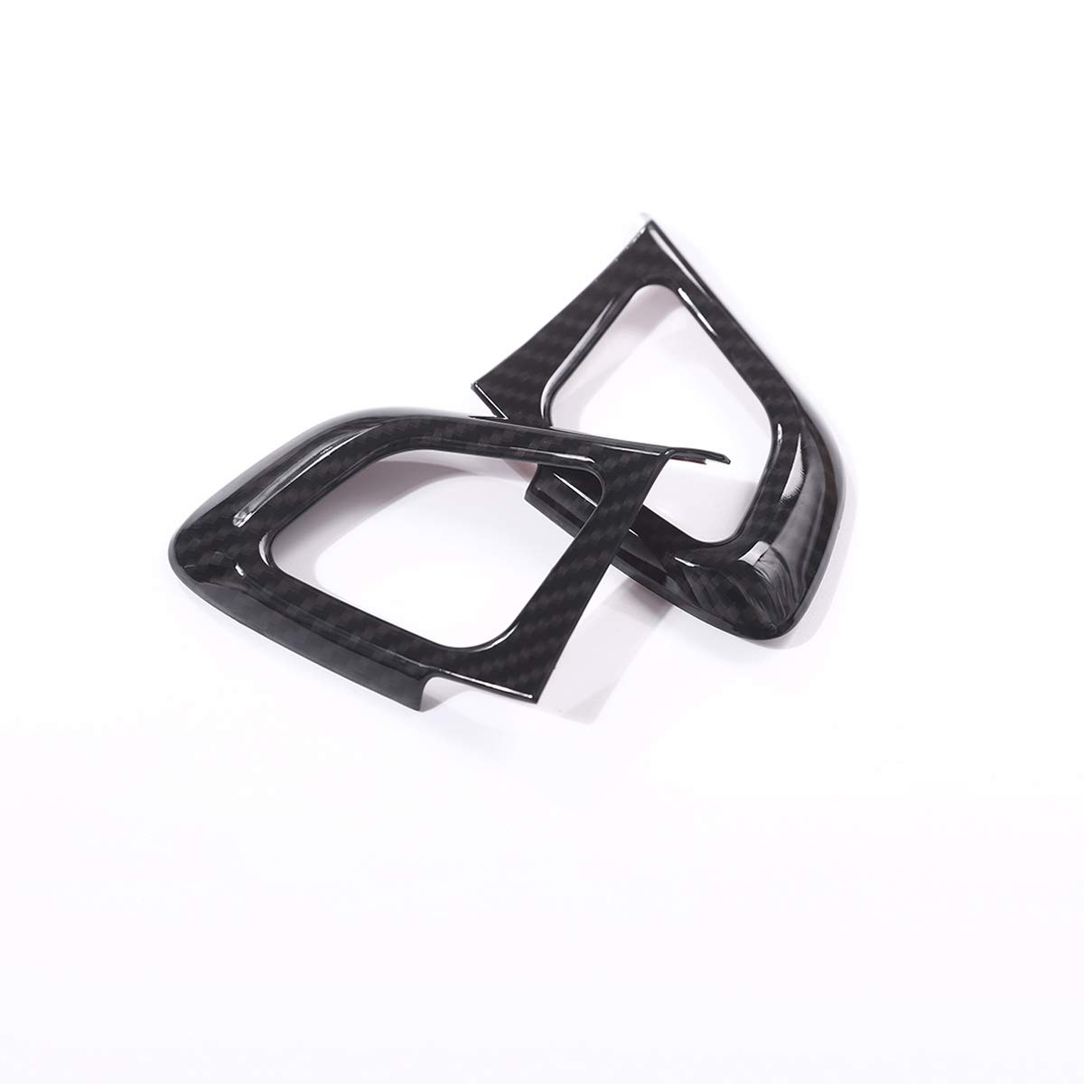 Carbon Fiber Steering Wheel Trim for Land Rover Evoque 2012-2017 - ABS Upgrade for Interior Styling