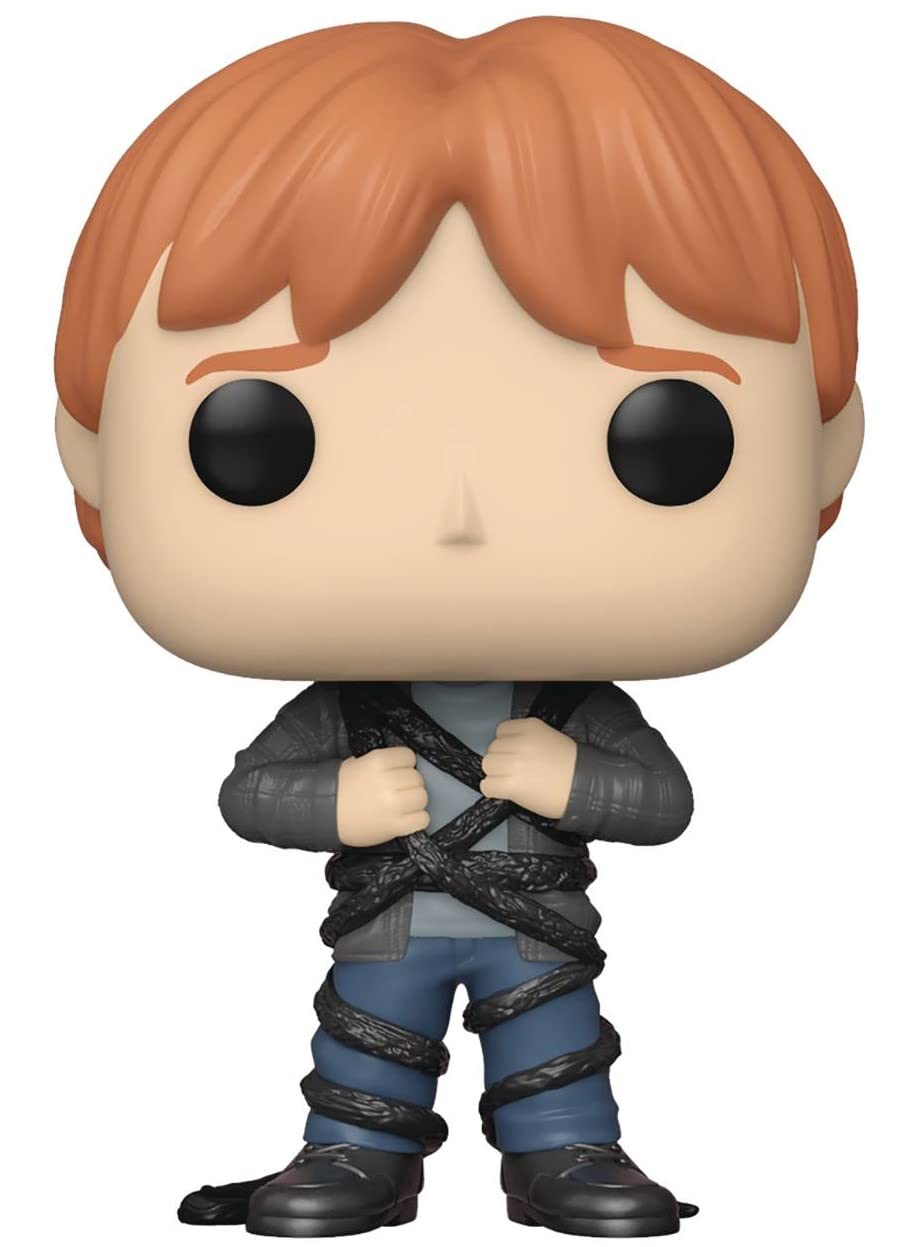 Funko Pop! Vinyl Figure - Harry Potter 20th Anniversary Ron Weasley in Devil's Snare (3.75 inches, Multicolor) with Pop Box Protector Case | Collectible Toy for Potterheads, Perfect for Display & Gift Giving