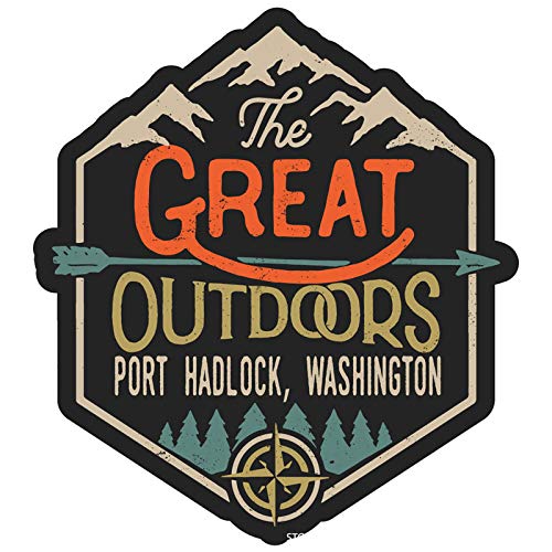 Port Hadlock Washington The Great Outdoors Design 4-Inch Fridge Magnet - Perfect for Refrigerators, Lockers & Office Decor - Collectible Souvenir Gift for Travel Lovers