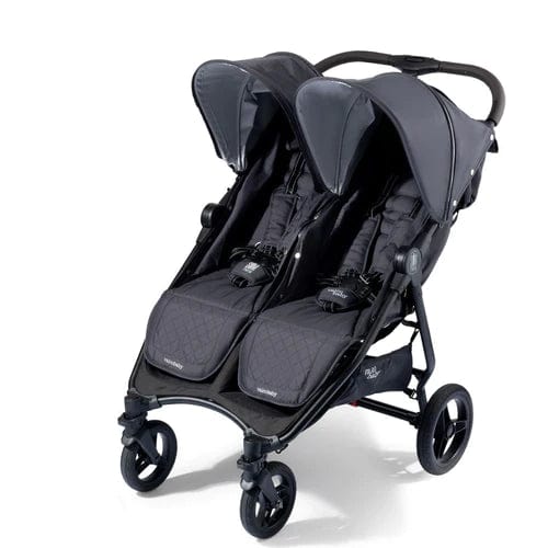 Valco Slim Twin Double Stroller - Lightweight Compact Side by Side Baby Stroller for Toddlers | Perfect for Jogging, Shopping & Travel