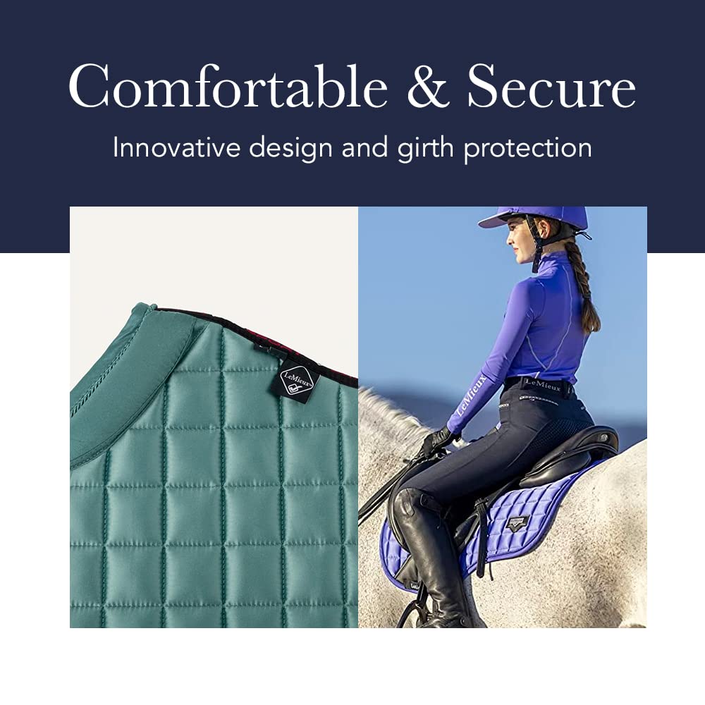 LeMieux Close Contact Saddle Pad for English Riding - Premium Horse Saddle Pads & Equestrian Equipment - Perfect for Dressage, Jumping & Trail Riding