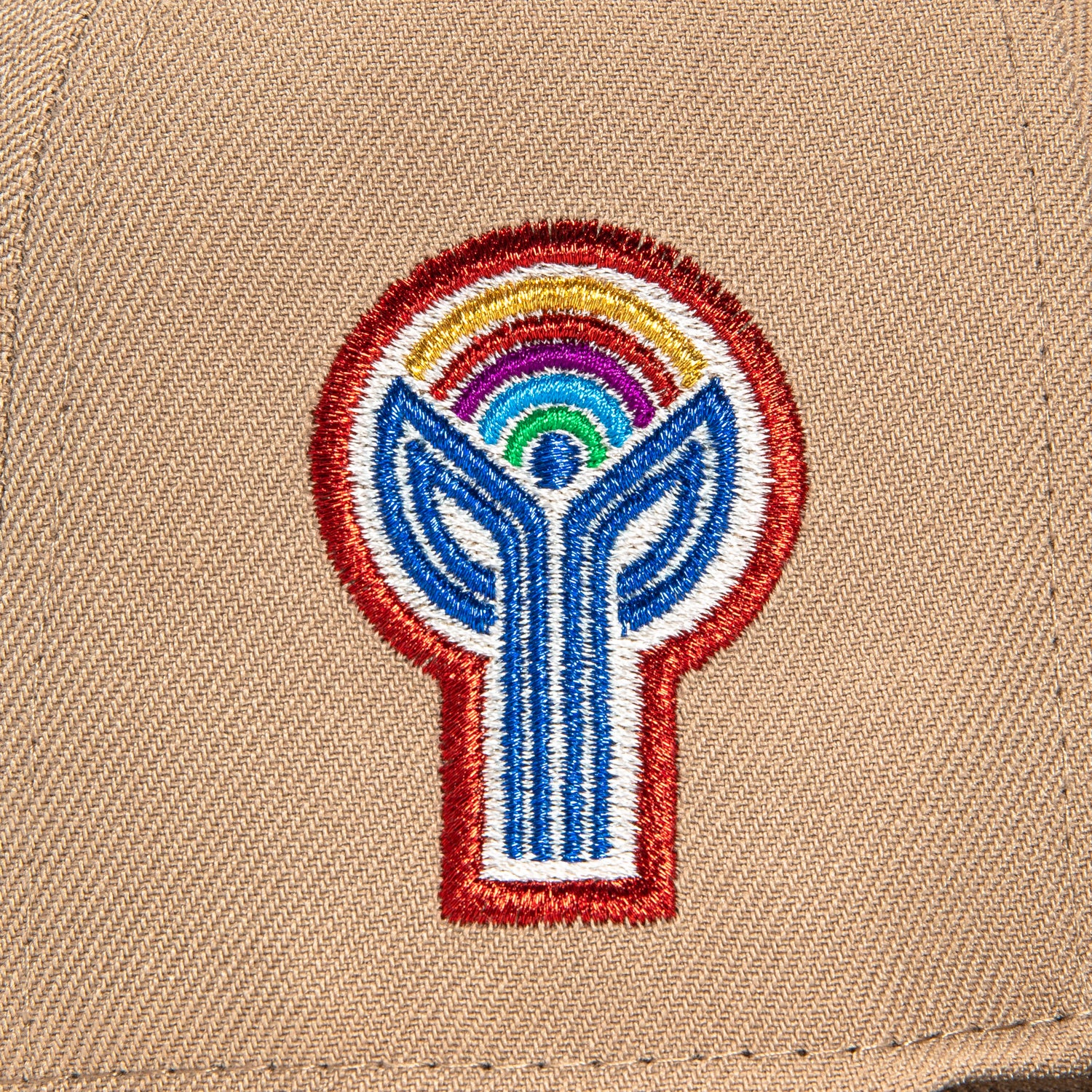 New Era 59Fifty Los Angeles Dodgers Bicentennial Patch Hat - Khaki & Brown Baseball Cap for Men & Women - Perfect for Baseball Games, Streetwear Fashion & Sports Fans