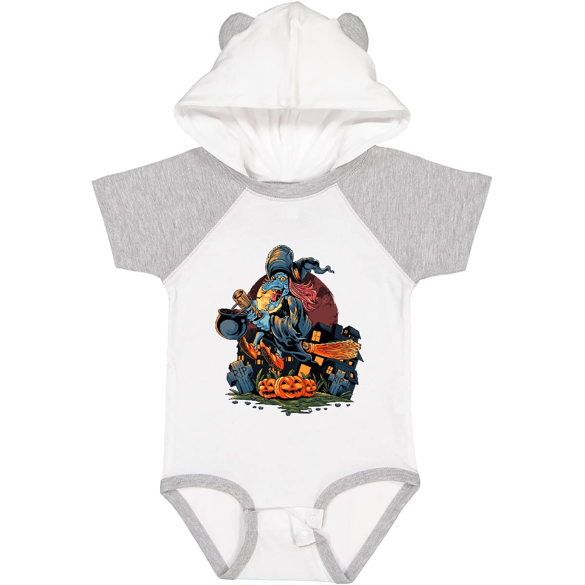 Inktastic Halloween Witch Baby Bodysuit - Cute Halloween Outfit for Infants & Toddlers - Perfect for Trick-or-Treating, Halloween Parties & Photo Shoots