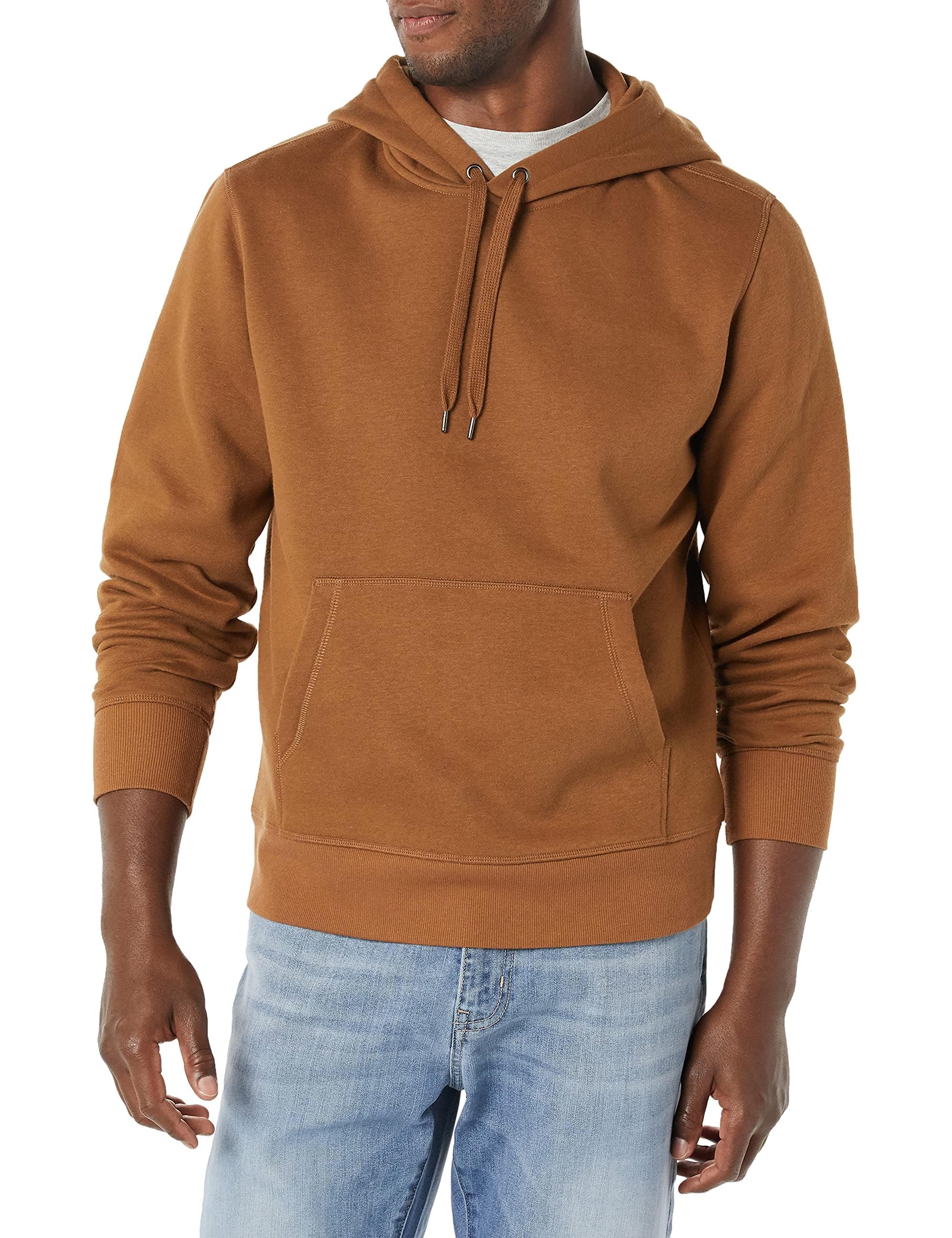 Amazon Essentials Men's Fleece Hooded Sweatshirt - Big & Tall Sizes - Comfortable Pullover for Casual Wear, Gym & Outdoor Activities
