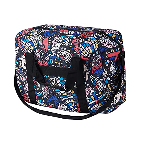 PLAY KING Foldable Travel Duffel Bag - Lightweight Carry-On Luggage for Women | Perfect for Gym, Weekend Trips & Air Travel
