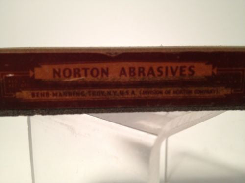 Norton Abrasives India Oilstone Combination 5x2x3/4 Inch Sharpening Stone - Made in USA | Perfect for Knife Sharpening & Tool Maintenance