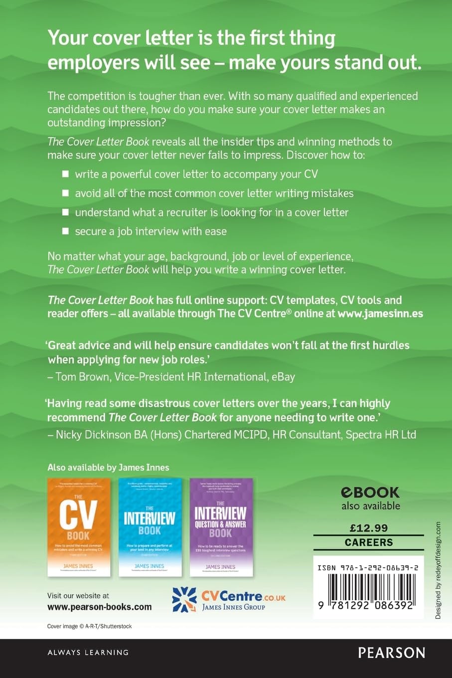 Professional Cover Letter Book - Best Resume Writing Guide for Job Seekers - Perfect for Interviews, Career Fairs & Job Applications