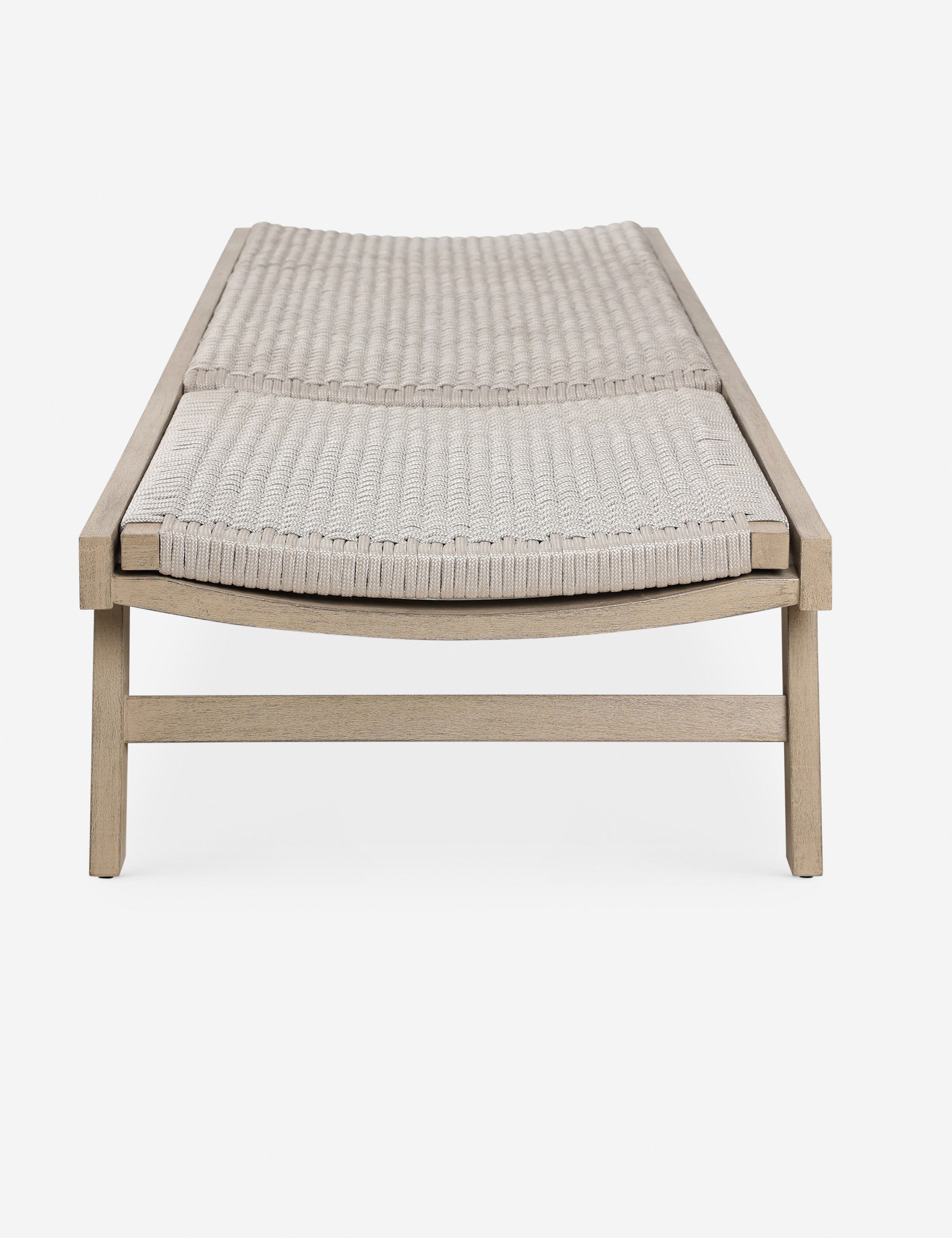 Delmar Indoor Outdoor Chaise Lounge - Modern Patio Furniture for Poolside, Garden, and Backyard Relaxation