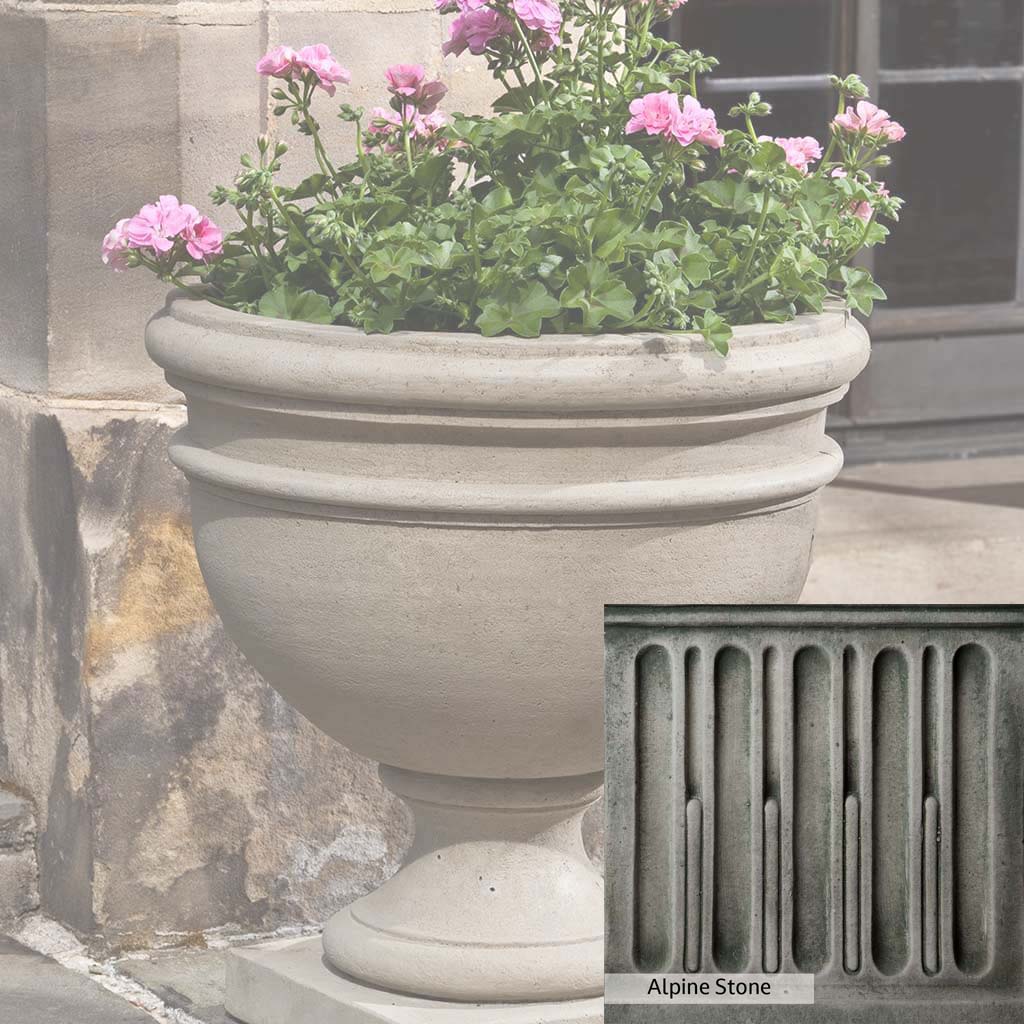 Campania International Montgomery Urn - Elegant Garden Urn for Outdoor Decor, Memorials & Planters | Perfect for Patios, Cemeteries & Home Landscaping