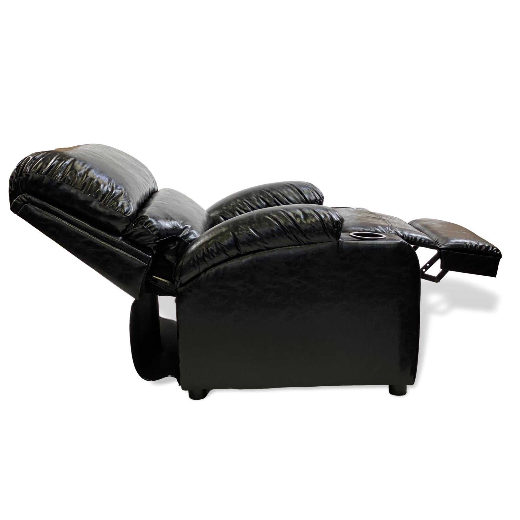 Premium 710 Gaming Theater Recliner Chair - Black | Ergonomic Design for Ultimate Comfort | Perfect for Home Theater, Gaming & Relaxation