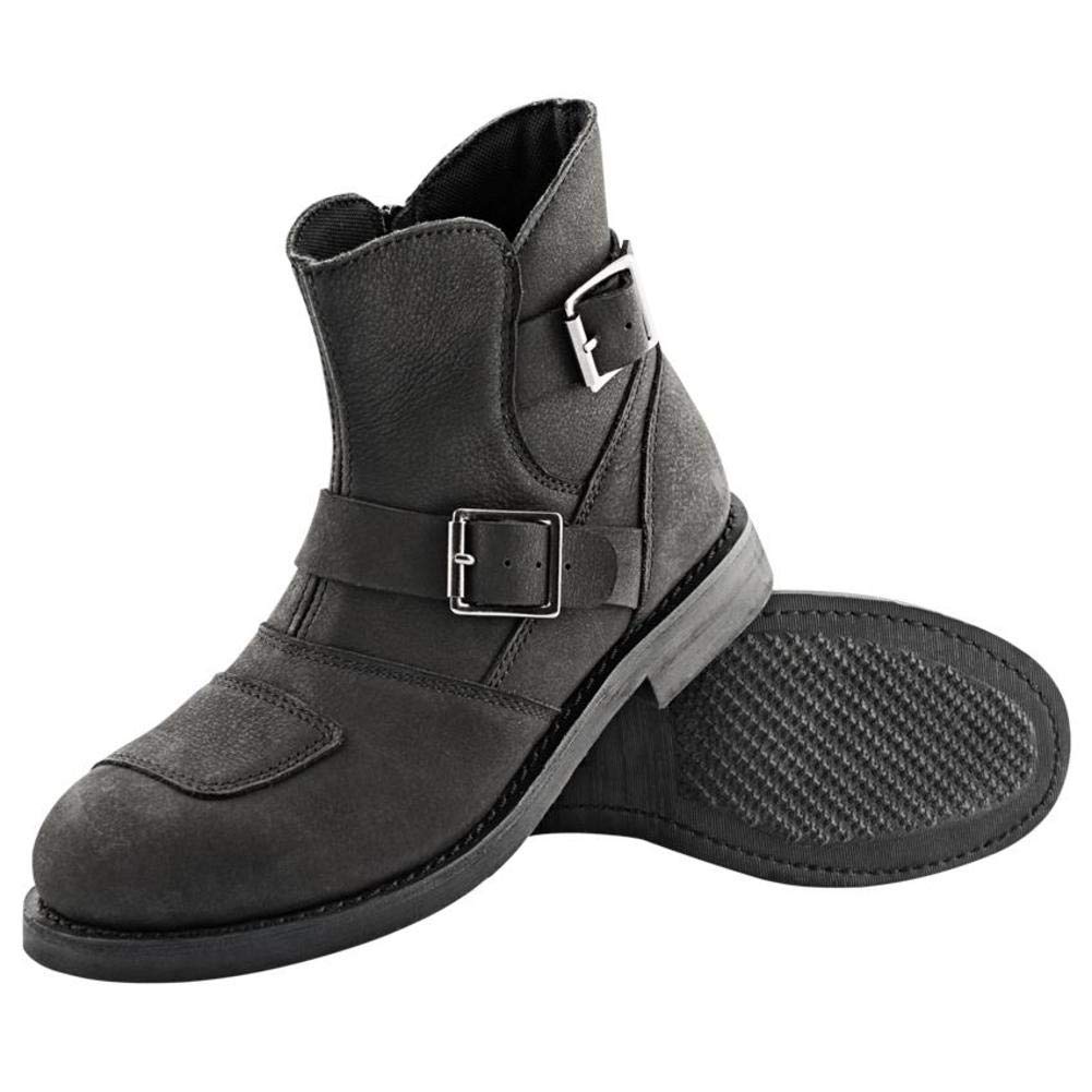 Speed and Strength American Beauty Women's Motorcycle Leather Boots - Durable Riding Boots for Harley, Cruiser & Biker Fashion (Casual Wear, Motorcycle Rides & Outdoor Adventures)