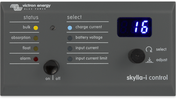 Victron Energy Skylla-i Control GX Right Angle RJ45 Cable - Marine & RV Battery Monitoring System for Solar Power Applications