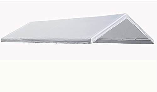 12' x 20' White Canopy Replacement Cover - Heavy Duty Waterproof Outdoor Shelter Top for 10' x 20' Frame - Perfect for Camping, Picnics, Backyard Parties and Outdoor Events