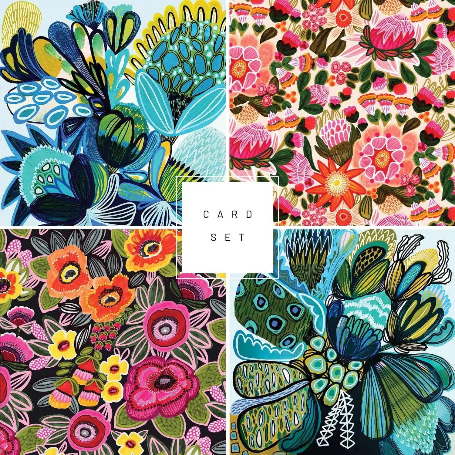 Premium Aussie Blue Australian Greeting Cards - Handmade Eco-Friendly Stationery for Birthdays, Weddings & Special Occasions