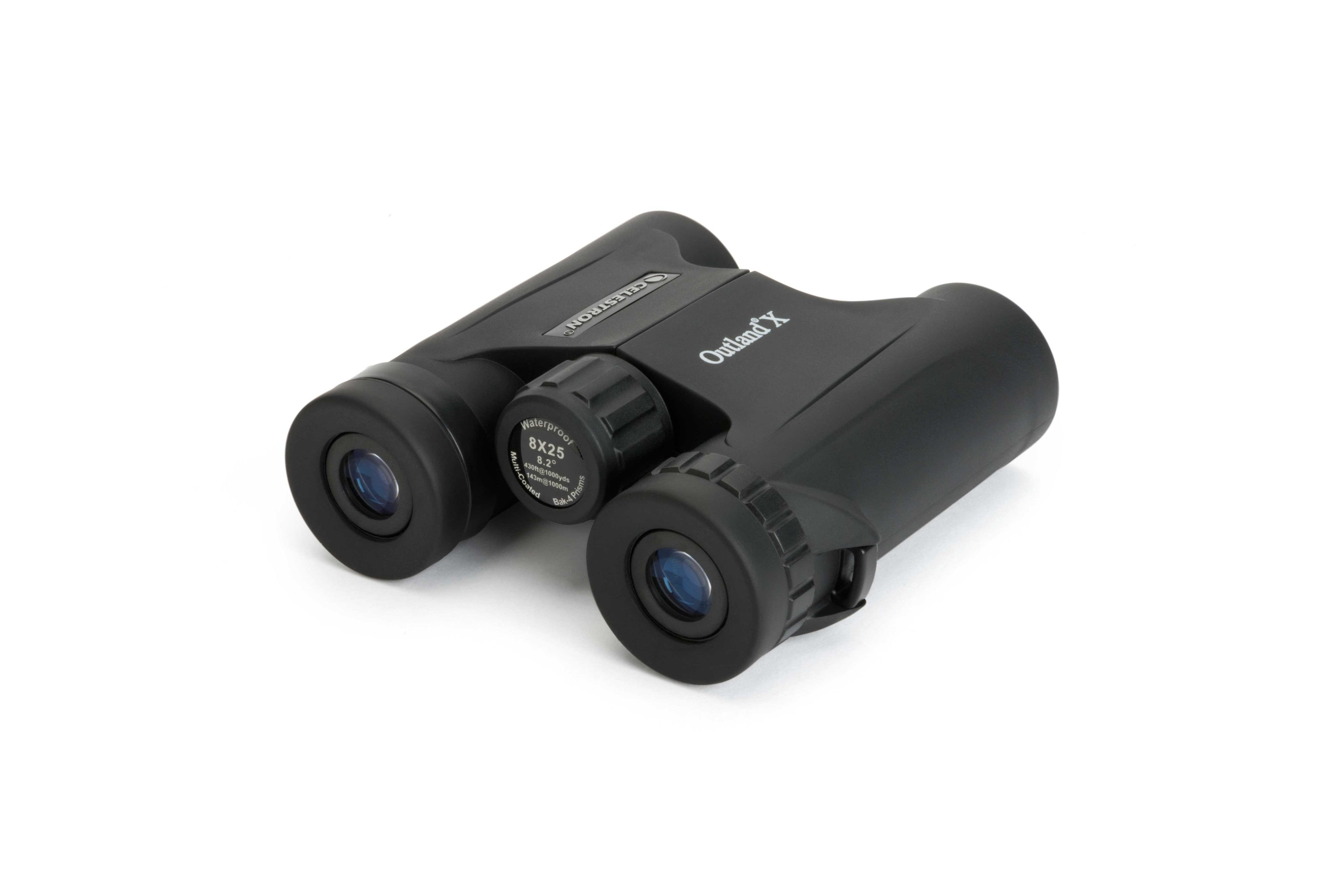 Outland X 8x25mm Roof Binoculars - Compact & Lightweight for Bird Watching, Hiking, and Outdoor Adventures