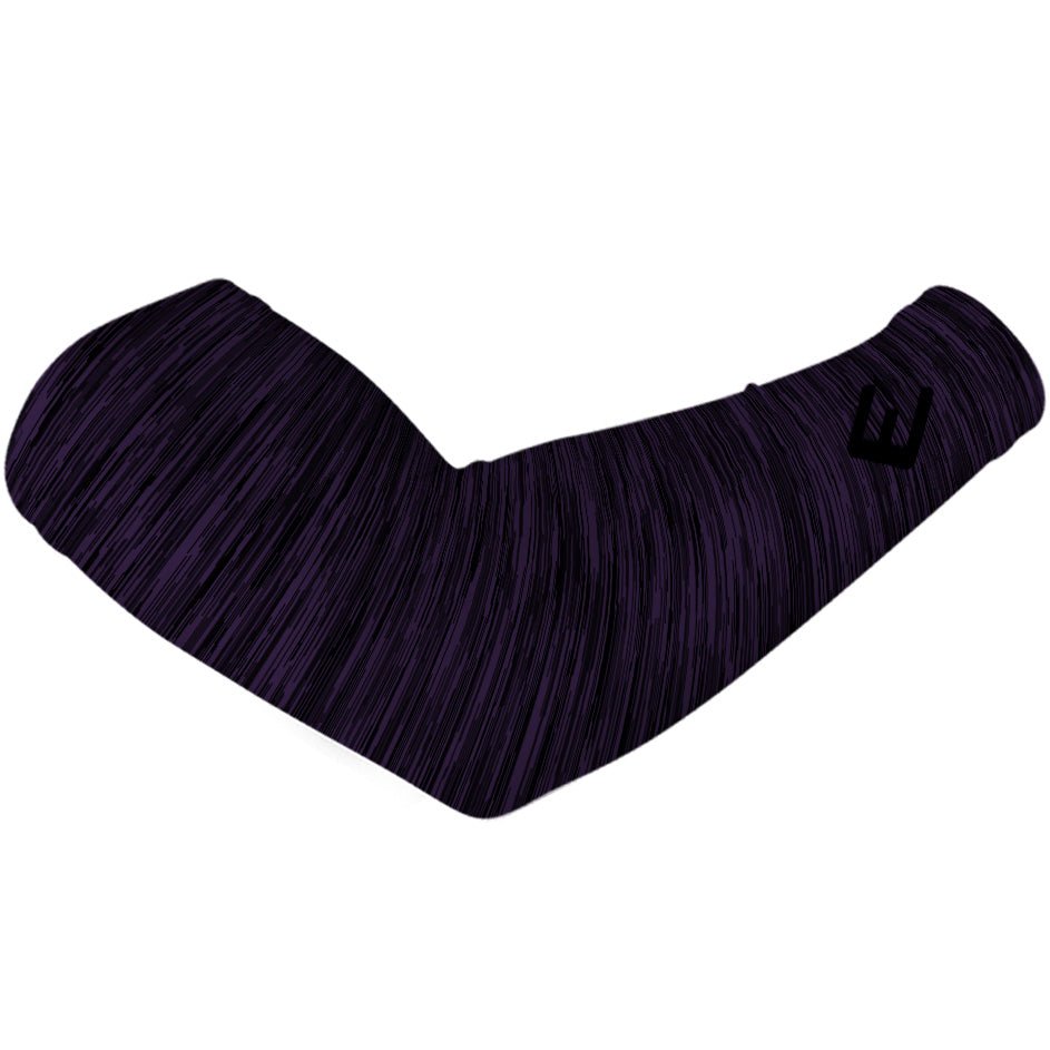 Purple Static Arm Sleeve - Compression Sleeve for Sports & Workout - Perfect for Basketball, Running, Gym & Outdoor Activities