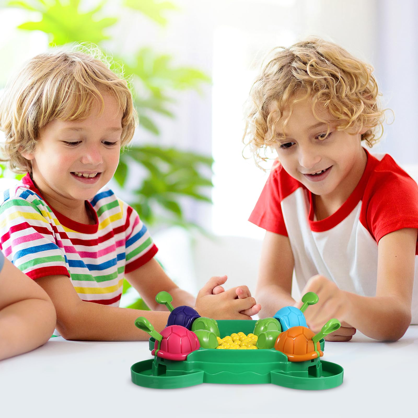 Hungry Bins Board Game - Fun Preschool Educational Toy for Kids Ages 3-6 | 2-4 Player Table Bean Toss Game for Early Learning & Family Game Night