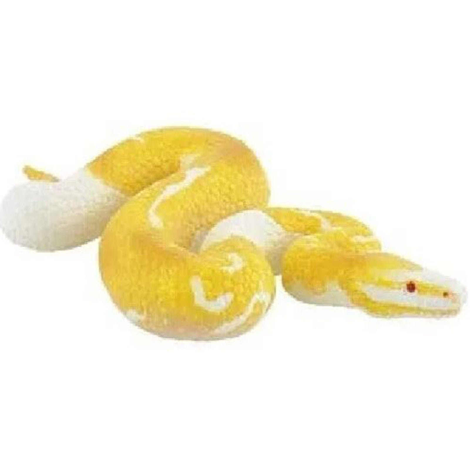 Bullyland Albino King Python Animal Figure 68485 - Realistic Snake Toy for Kids & Collectors - Perfect for Educational Play, Home Decor, and Reptile Enthusiast Displays