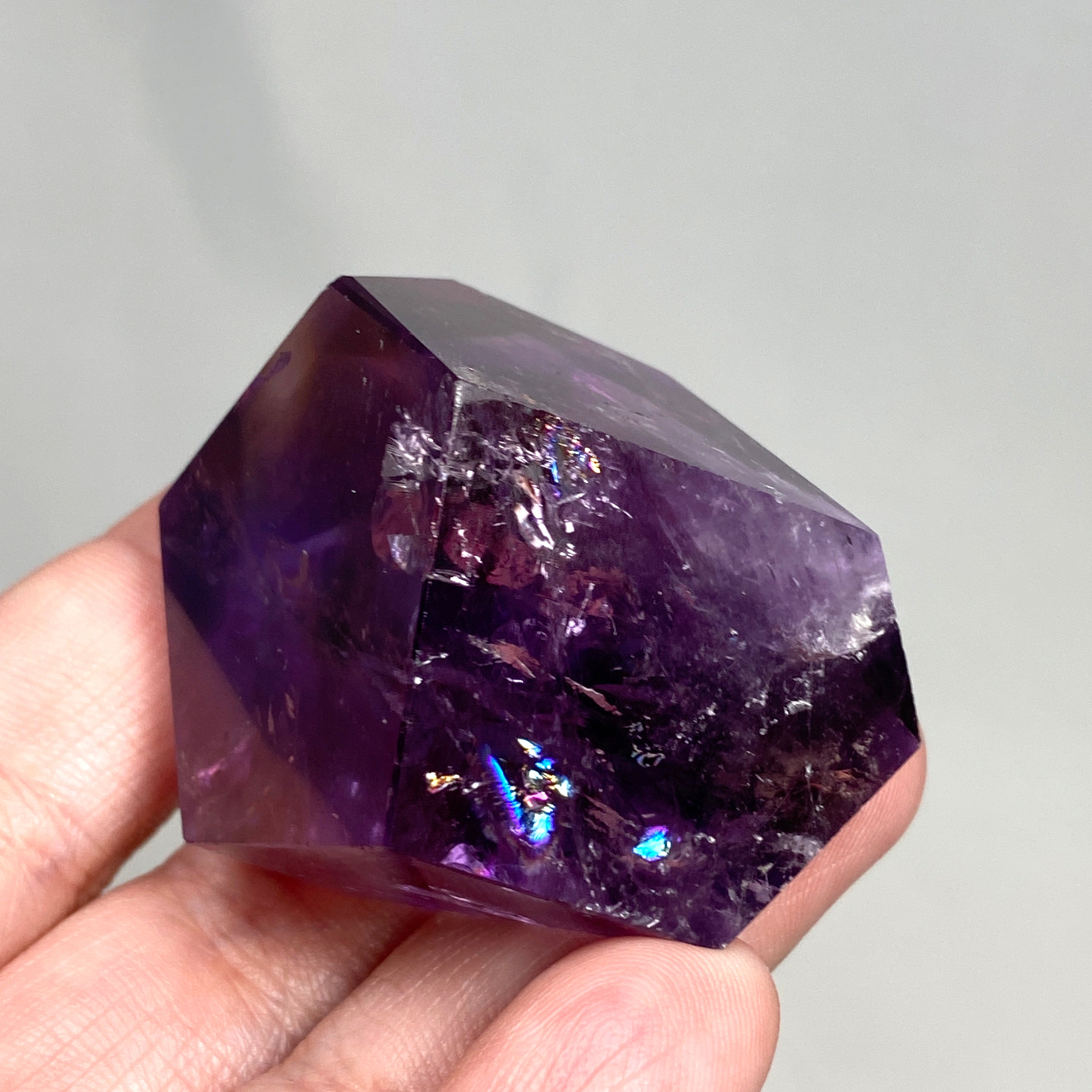 Natural Ametrine Polished Freeform Gemstone AMTF 01 - Unique Healing Crystal for Jewelry Making, Meditation & Energy Work