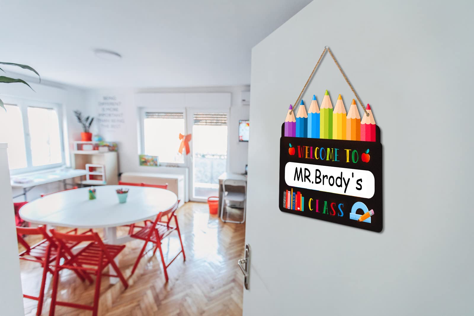 Personalized Teacher Welcome Sign - 13