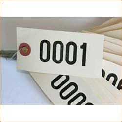 Time-Saving Numbered Tags - 1000pcs/Box with Wires for Organizing Events, Inventory & Retail Displays