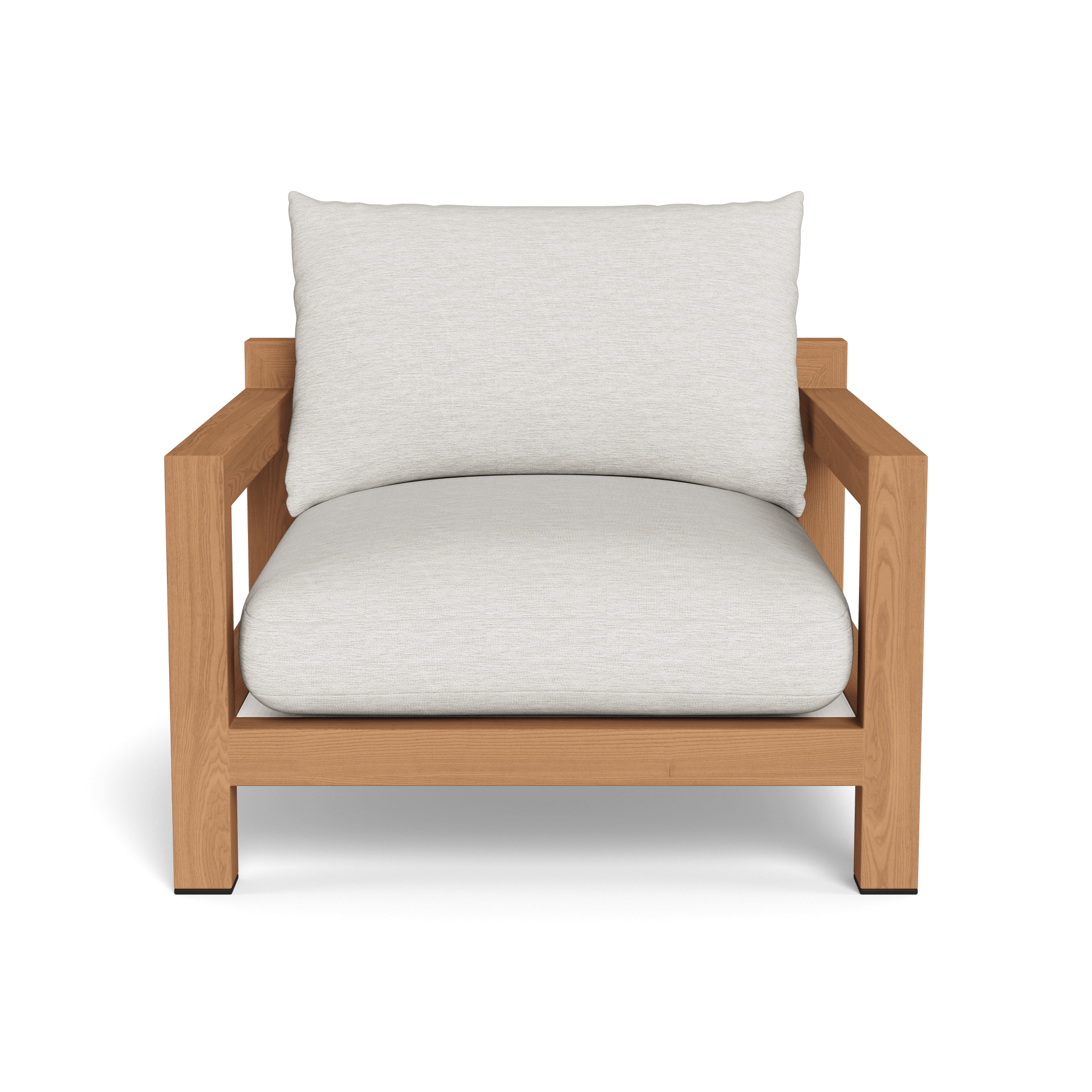 Premium Teak Wood Lounge Chair for Outdoor & Patio - Comfortable Relaxation in Garden, Poolside, or Backyard
