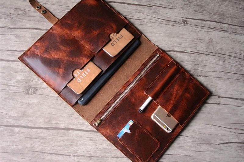 Premium Genuine Leather 14 Inch Laptop Sleeve for Lenovo - Protective Case for Yoga, ThinkPad, IdeaPad - Perfect for Work, Travel & School Accessories