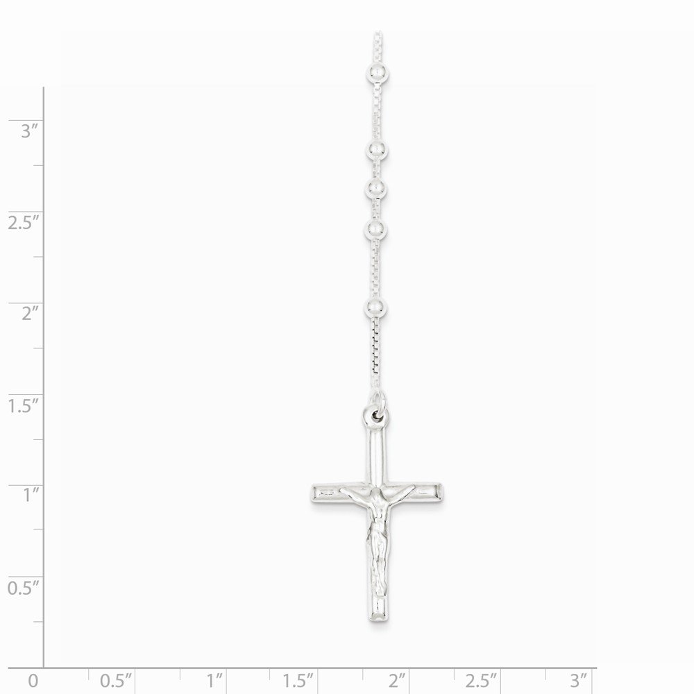 925 Sterling Silver Rosary Necklace Chain - Durable & Elegant Jewelry for Women, Perfect for Religious Gifts, Daily Wear & Special Occasions