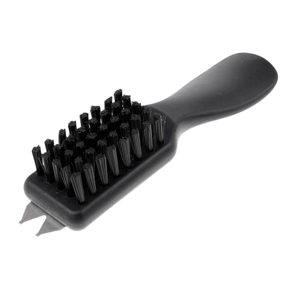 Compact Golf Shoe Brush Cleaner with Mud Remover - Essential Golfer & Caddie Tool for Cleaning Spikes & Soles - Perfect for Course, Driving Range & Club Maintenance