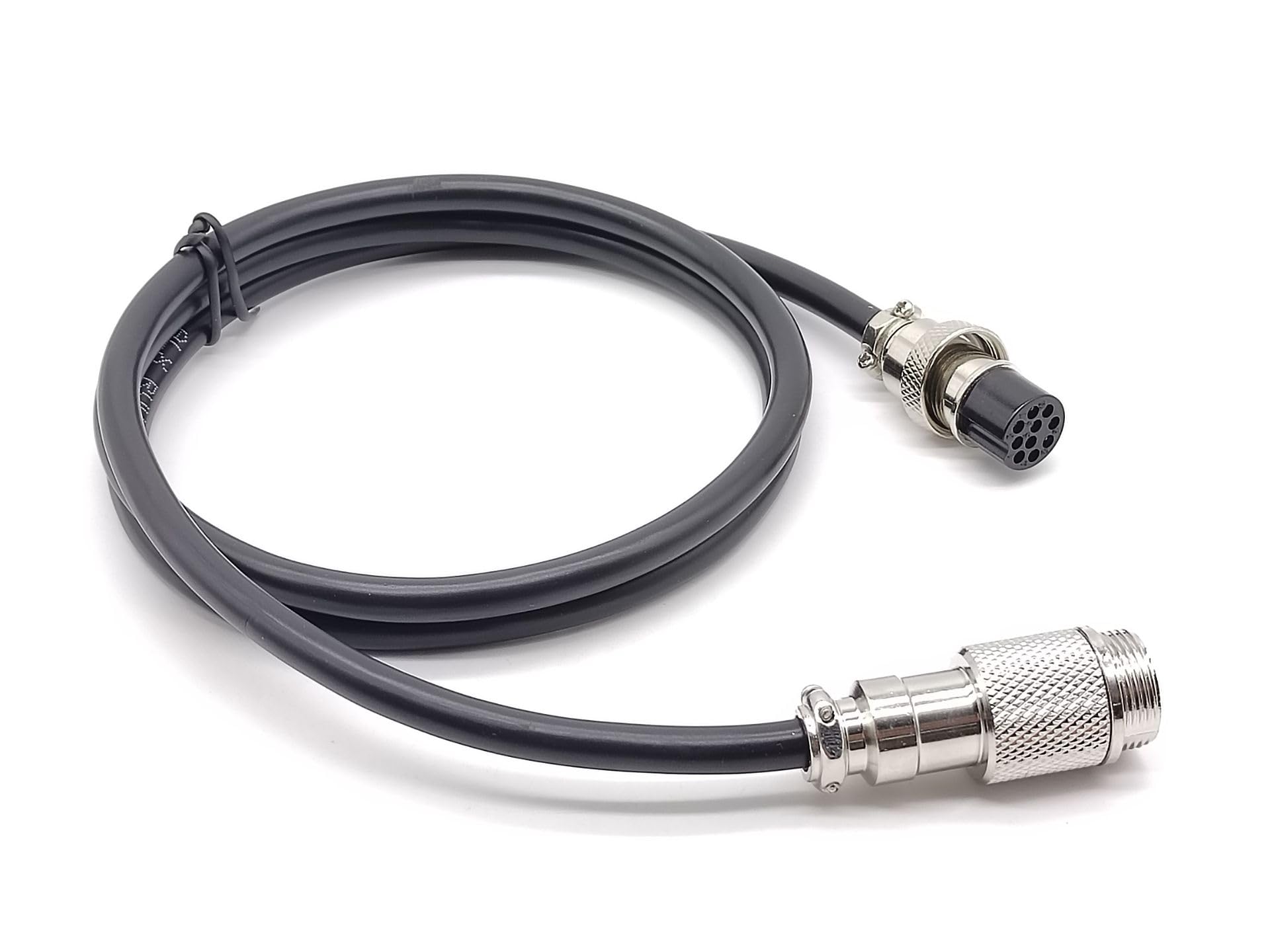 GX16-10 Pin Male Female Aviation Connector Straight Cable 1M (10 Pack) - Waterproof Electrical Plug for Drones, RC Cars, and Industrial Equipment