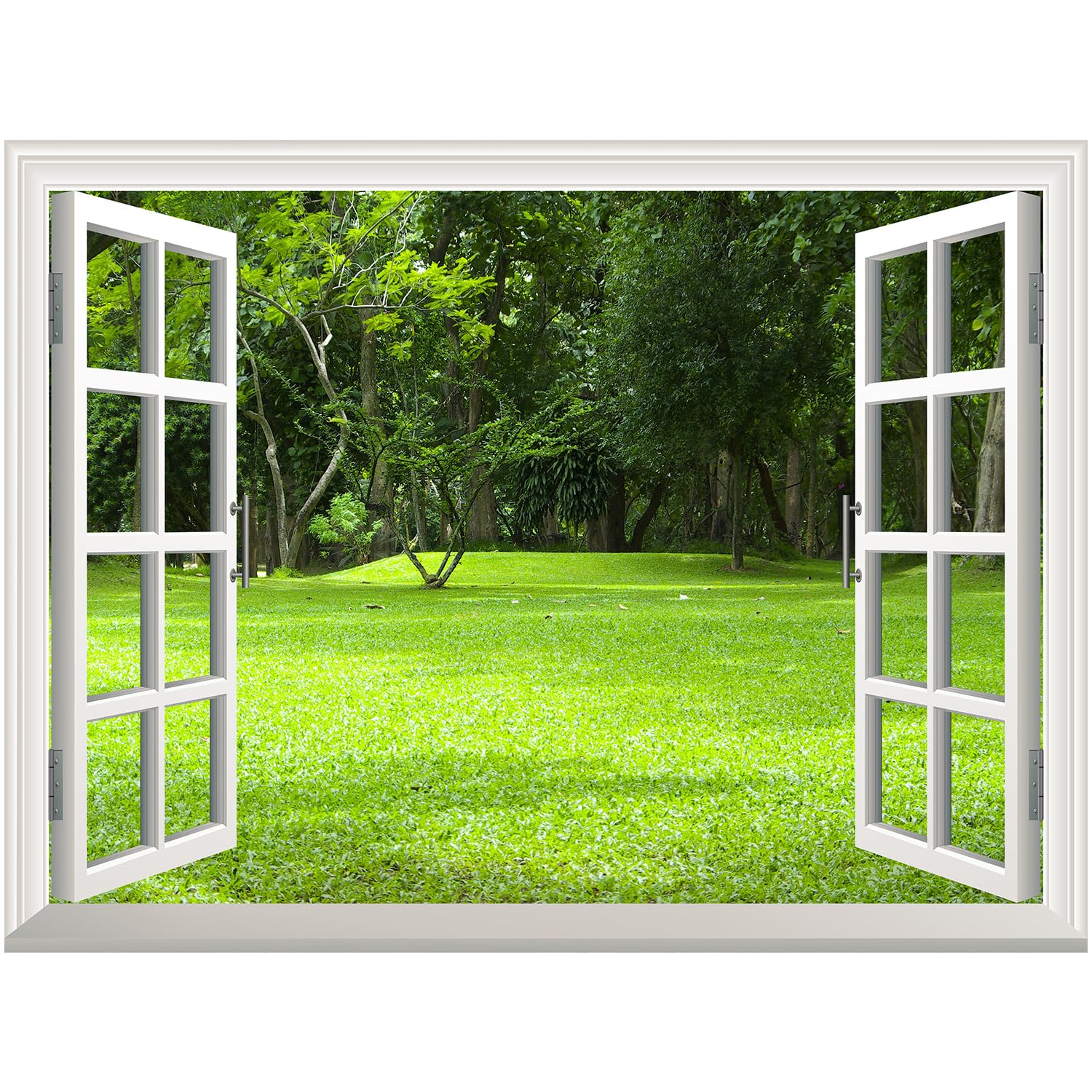 Wall26 Removable Wall Sticker - Garden Green Grass Mural | 36