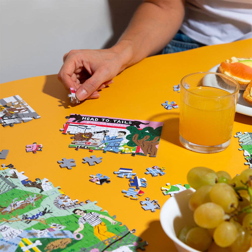 Bark Park 500 Piece Jigsaw Puzzle for Adults & Kids - Fun Dog-Themed Puzzle Game for Family Bonding & Stress Relief - Perfect for Home Decor & Gift Giving