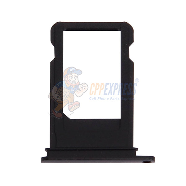 Original iPhone 8 Plus SIM Card Tray Holder Replacement - Black | Compatible with All Carriers | Easy DIY Repair Solution for Damaged or Lost SIM Tray