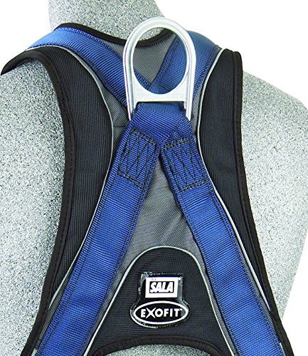DBI-SALA ExoFit Full Body Fall Protection Harness - OSHA Compliant Safety Harness for Construction, Roofing & Industrial Work - Durable Comfortable Work Harness for Height Safety