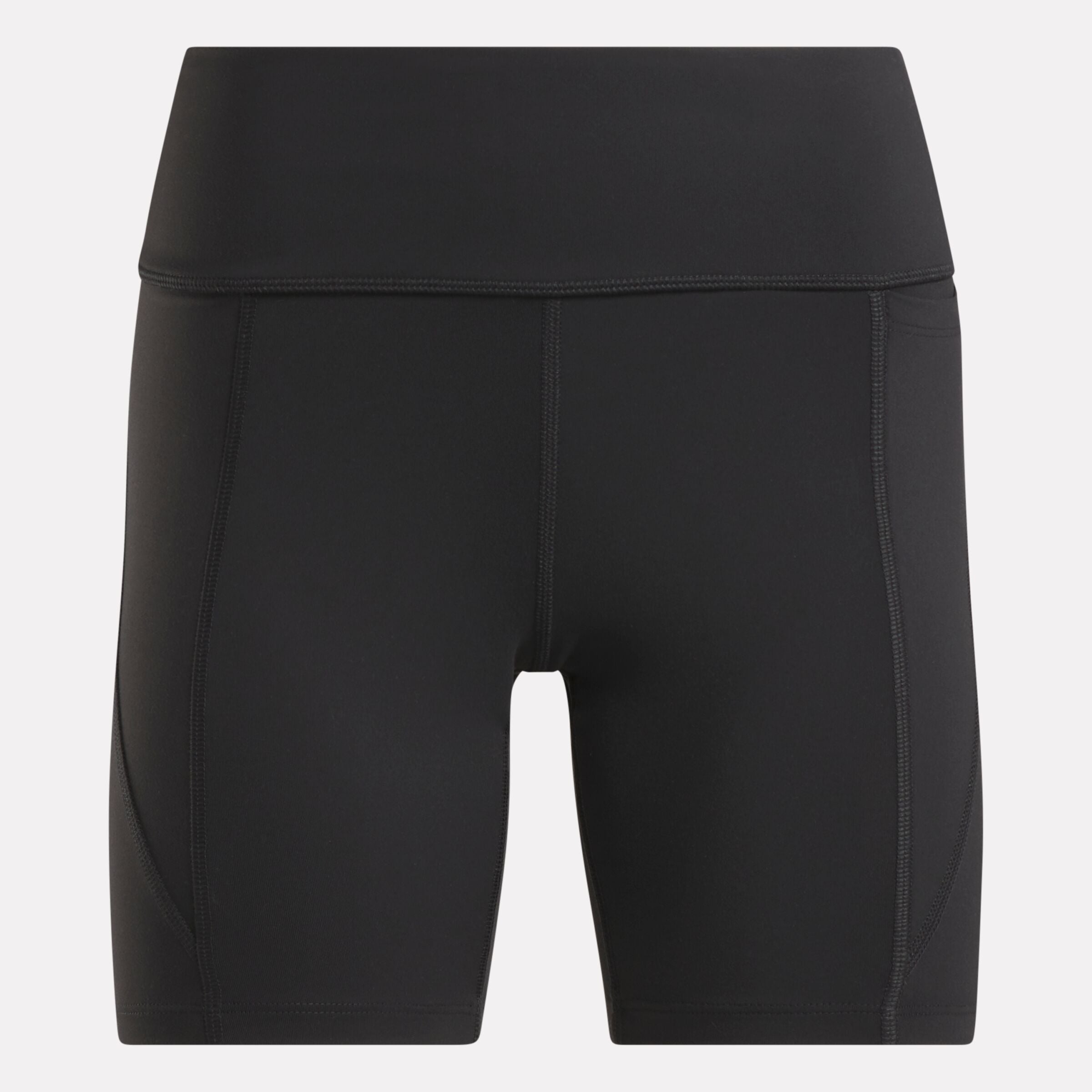 Lux High Rise Bike Shorts for Women - Black Workout Leggings for Cycling, Running & Yoga | Comfortable & Stylish Activewear