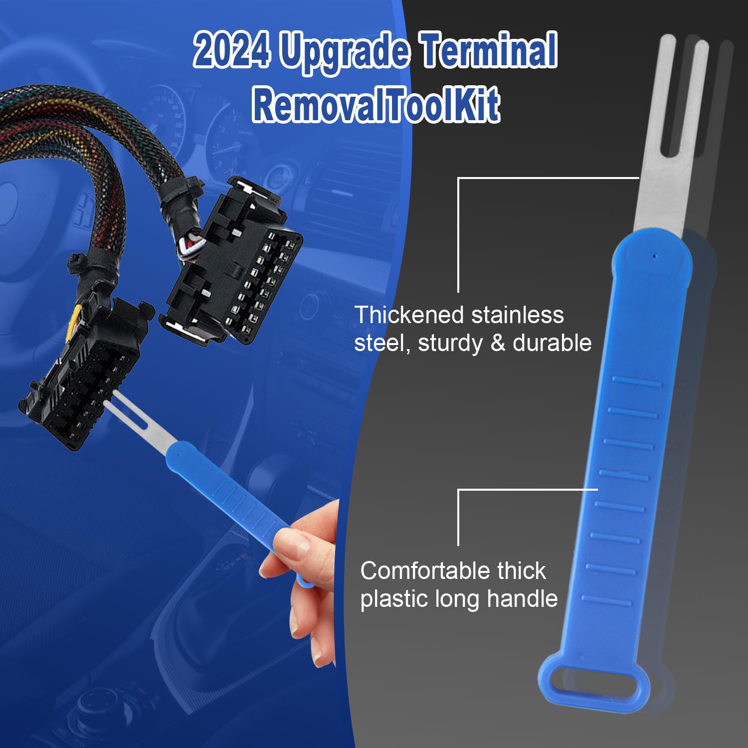 18Pcs Electrical Pin Removal Tool Kit for Automotive & Household Devices