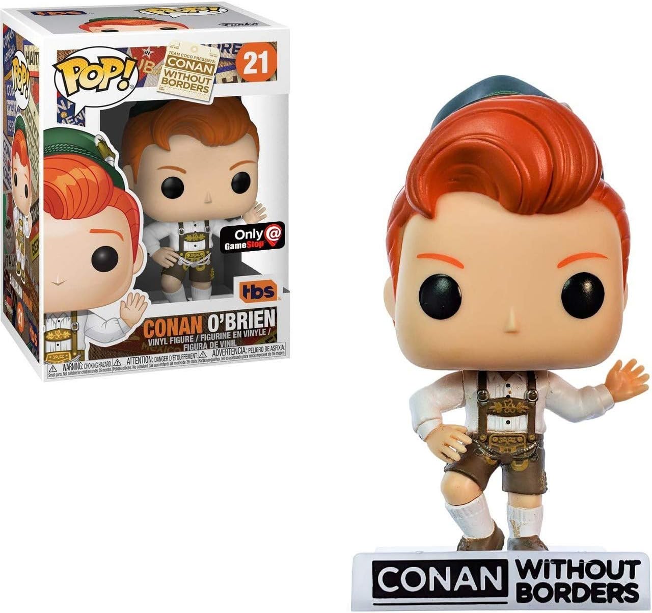 Conan O'Brien Without Borders - Exclusive Collectible #21 (Vaulted Edition) | Rare Late Night TV Memorabilia for Comedy Fans & Pop Culture Collectors | Perfect for Display in Home Theater or Office