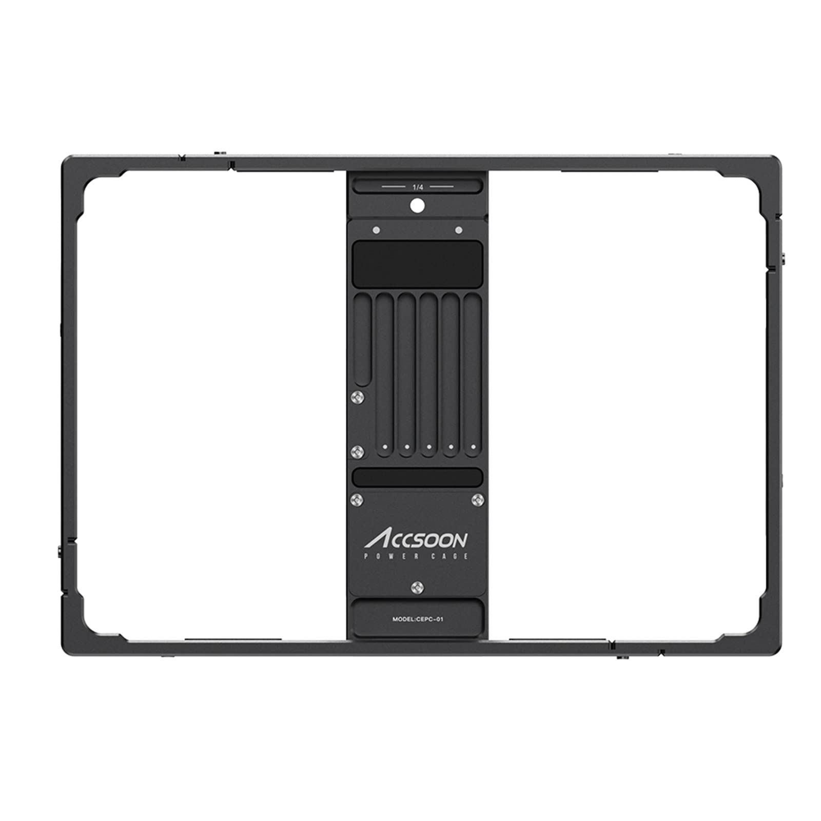 Accsoon POWERCAGE iPad Mount - Secure & Adjustable iPad Holder for Video Recording, Live Streaming & Photography - Perfect for Content Creators & Videographers