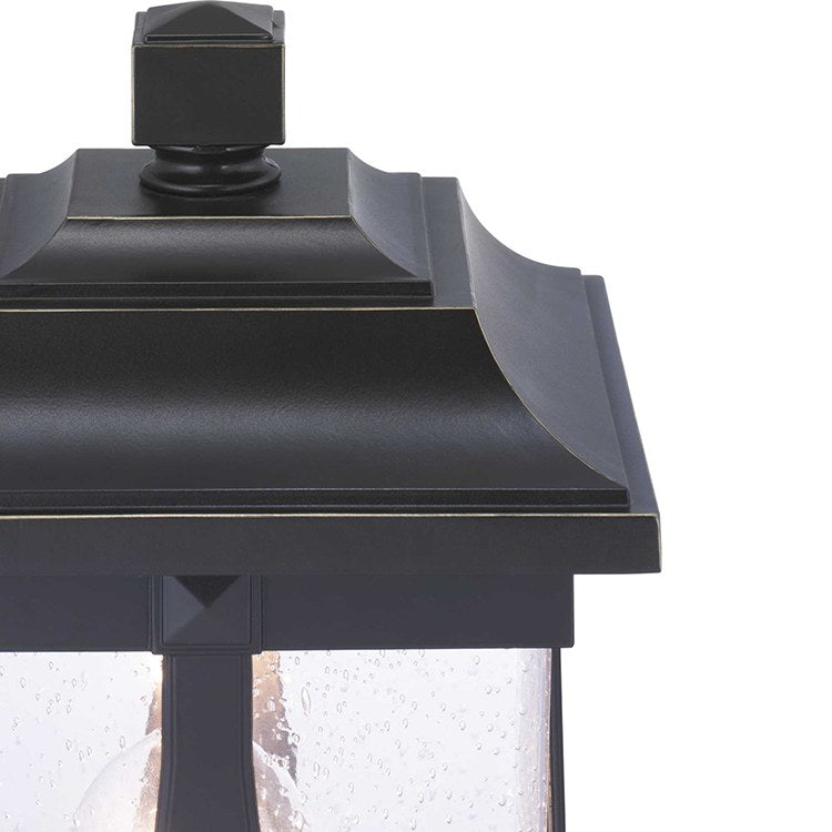 Abbott Single Light Outdoor Post Lantern - Weatherproof Exterior Lighting for Porch, Garden, and Pathway - Perfect for Home and Commercial Use