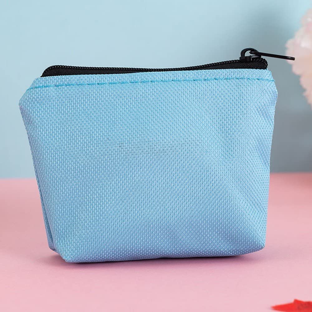 4pcs Mini Canvas Coin Purse - Small Portable Wallet for Credit Cards, ID, Keys, Headphones & Lipstick | Perfect for Travel, Shopping & Everyday Use