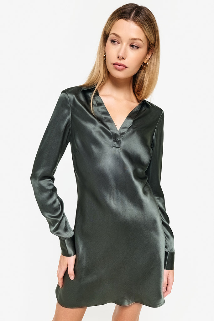 Cami NYC Toulouse Dress in Thyme - Elegant Midi Dress for Women, Perfect for Weddings, Parties & Special Occasions