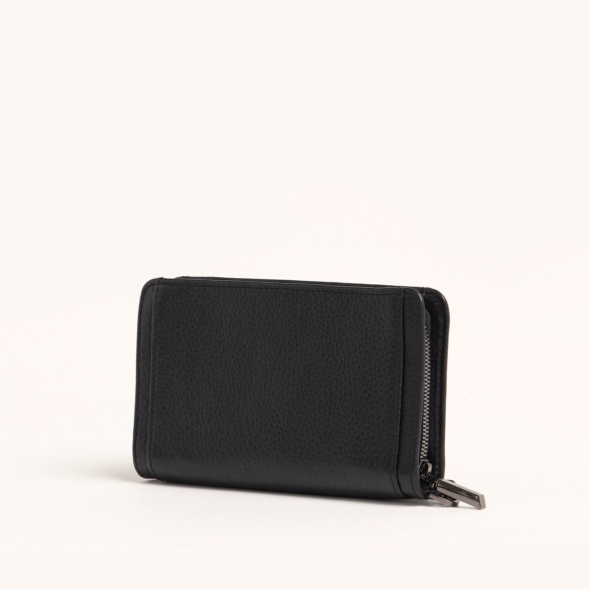Bryant Genuine Leather Wallet for Men - Slim RFID Blocking Bifold Wallet in Black & Gunmetal - Perfect for Everyday Carry, Travel, and Business
