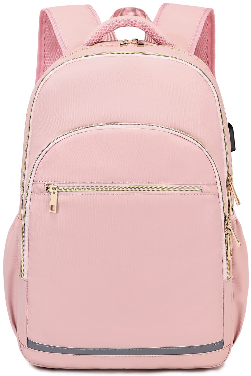 Stylish Women's 15.6 Inch Laptop Backpack - Waterproof College School Bookbag with USB Charging Port | Perfect for Work, Travel & Campus Life