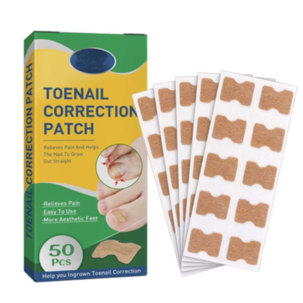 Fitmedify Nail Correction Patches - 50 Count Toenail Repair Patches for Strong & Healthy Nails | Fungal Treatment, Nail Strengthener | Perfect for Pedicures, Salon Care & Home Nail Care Routine